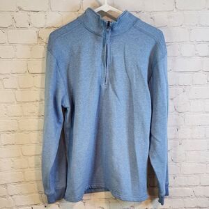 Men's Blue Mountain zip-up sweater fleece, size Medium